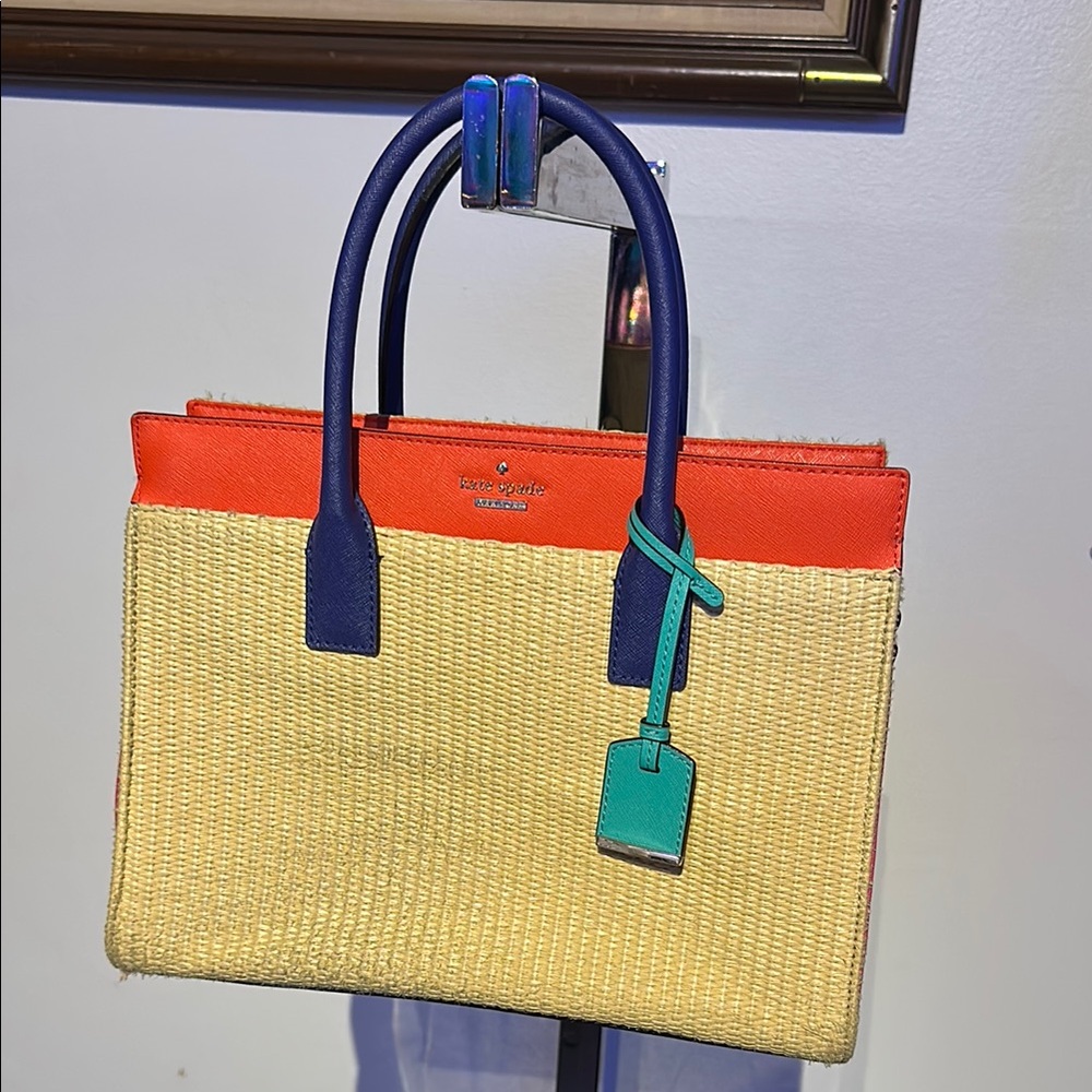 Kate Spade New York Cameron Street Straw Candace Satchel